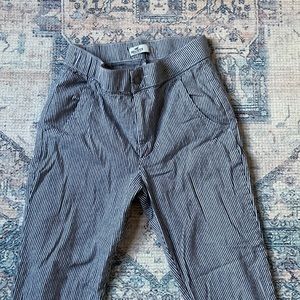 Pinstripe pants, skinny fit, Hollister, Grey and White, XS